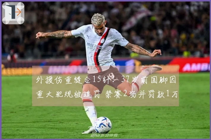 外援伤重缝合15针！37岁前国脚因重大犯规被追罚 禁赛2场并罚款1万元